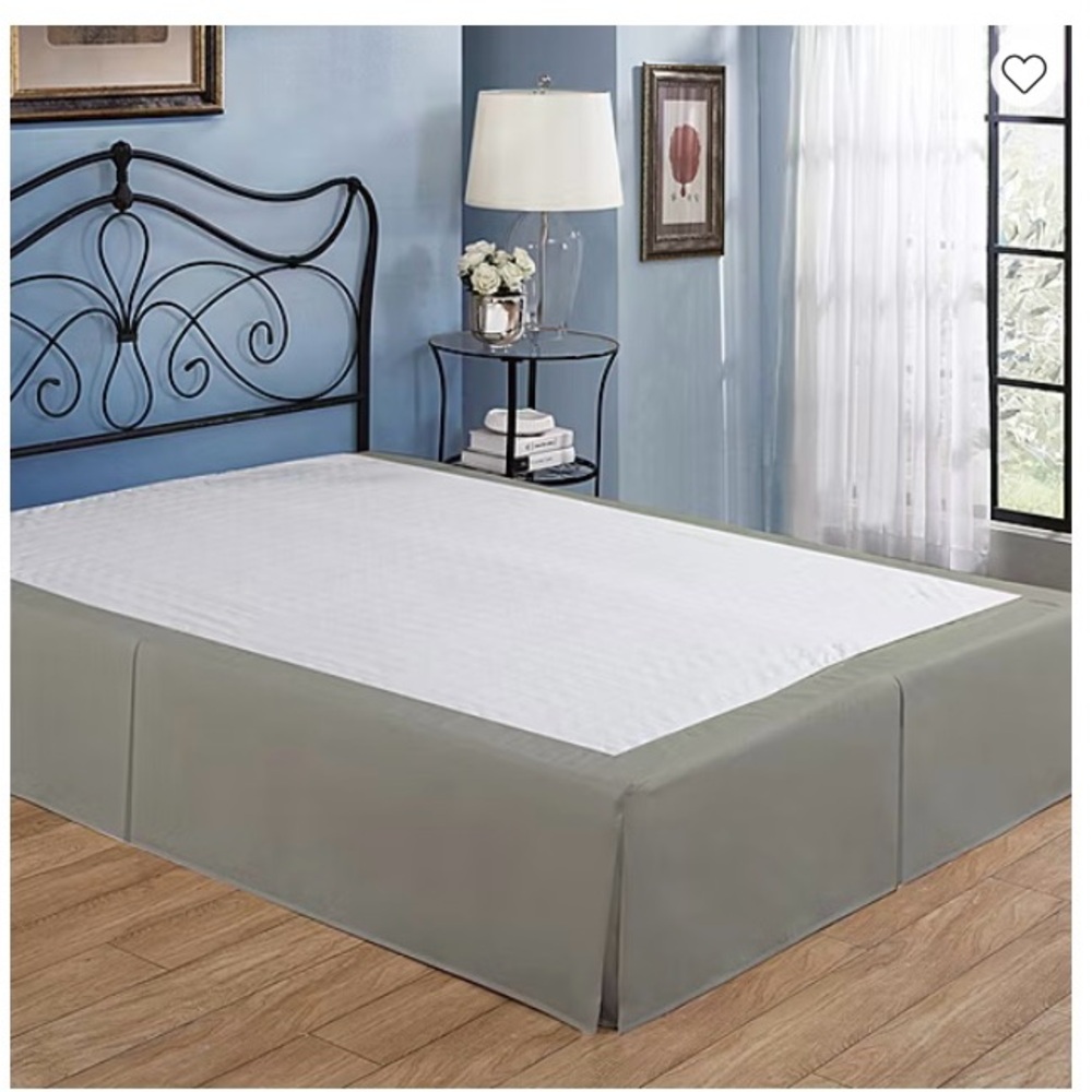 JCPenney Home Gray Full Size Bed Skirt * Like NEW